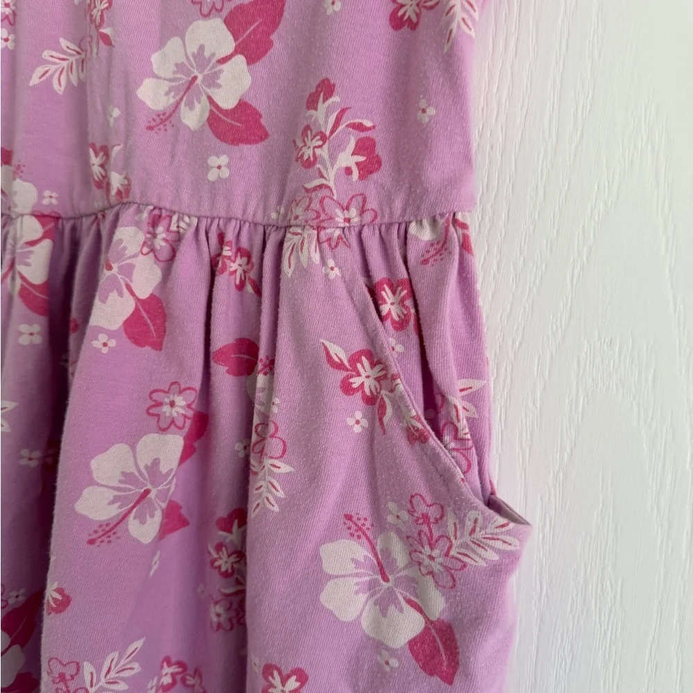 Cat & Jack Purple Hibiscus Dress